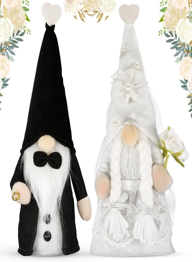 Teeker Engagement Gifts for Couples - Bride and Groom Plush Gnomes for Newly Engaged Couples - Wedding Married Gnomes - Happy Engagement Gifts for Bride - Wedding Gifts - Image 1